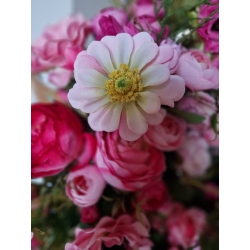 Wieniec na drzwi wiosenny, kwiatowy różowy 